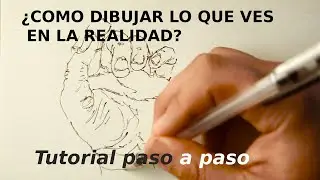 COMO DIBUJAR  Y COPIAR DE LA REALIDAD!  EL MEJOR METODO