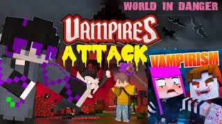 VAMPIRE IN MINECRAFT 😱 |HAVING A VAMPIRE FAMILY IN MINECRAFT 🦇  |MINECRAFT MOVIE OFFICIAL TRAILER 😎