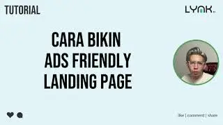 Cara Jualan Digital Product dengan LANDING PAGE yang OPTIMAL | Tutorial Lynk.id