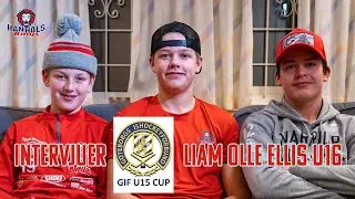 Intervju spelare & tränare inför GIF U15 CUP 2021