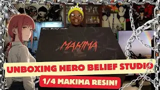 ⛓️‍💥IM BLOWN AWAY! SHE'S STUNNING!🩸⛓️ | Chainsaw Man 1/4 Makima Resin | Hero Belief Studio UNBOXING
