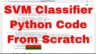 Drug effects detection with SVM classifier Python Code from Scratch  