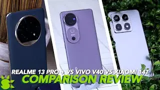 Xiaomi 14T vs vivo V40 vs realme 13 Pro+ Triple Comparison