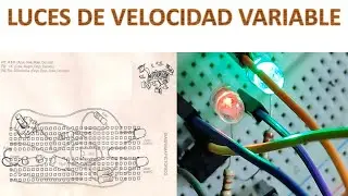 EJERCICIO #18 - MANUAL CEKIT | LUCES DE VELOCIDAD VARIABLE | TINKERCAD