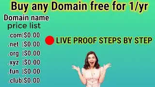 free domain and hosting , how to get free domain name and web hosting for website. (hindi) 2020 live
