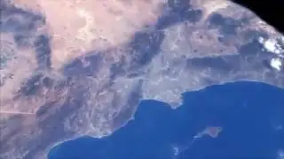 Плоская Земля из космоса. Отличное качество.