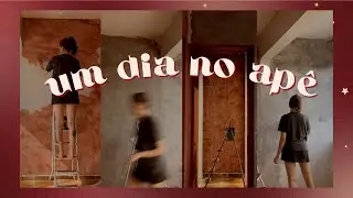 um dia comigo no apartamento em obra | Sonho de Estante