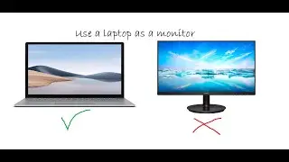 How to use a laptop as a monitor (for a desktop or a raspberry PI)