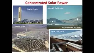 Renewable Energy: Solar (Week 11, Lecture 2)