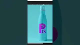 Mockup any Logo in bottles with gimp. 