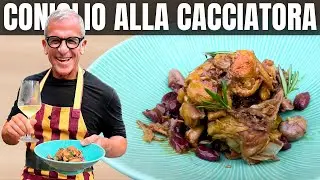 CONIGLIO ALLA CACCIATORA - Ricetta di Chef Max Mariola