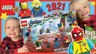 LEGO Marvel- AVENGERS ADVENT Calendar -76196 -2021 Days 17-20