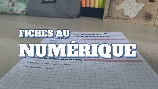 Comment faire des fiches de révisions au numérique