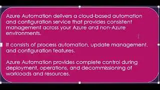 What is Azure Automation