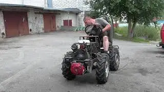 Mini Tractor-Fracture 4x4 #14. First Departure.