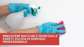 Rimuovere Macchie e Segni dalle Pareti: Pulizia di Sgrosso Professionale
