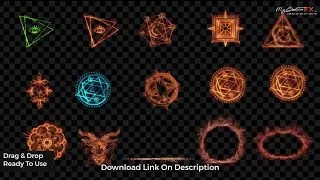 Magic Shields and Symbols VFX Assets  | Free Download