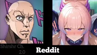 ANIME vs REDDIT (The Rock Reaction Meme) | GENSHIN IMPACT part 9