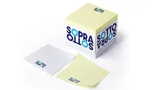 SOTTOSOPRA: NOUVELLE POST-IT ET PORTE-STYLO DE BUREAU.