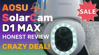 🔥 AOSU 🔥 SolarCam D1 MAX Awesome & Affordable | 15% OFF 🎉🎊🍾#aosu #viral #trending #smartcamera #tech