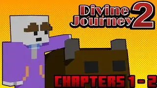 Caveman Begins a Divine Modded Journey! | Divine Journey 2 Chapters 1 & 2
