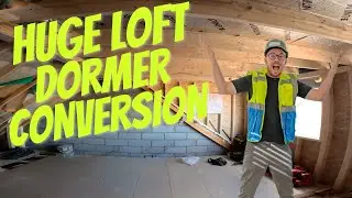 Huge Dormer Loft Conversion - Truss Roof!