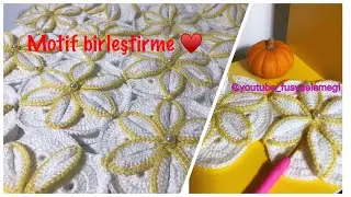 Çiçek Bahçesi Dilber Dudağı Motif Birleştime / Battaniye Yapımı-2