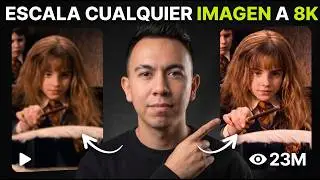 La mejor forma de ESCALAR IMÁGENES a 4K y 8K 🚀 Realiza Trend viral