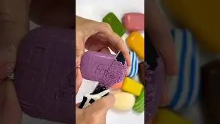Soap cubes. Asmr soap cutting. Satisfying video #oddlysatisfying #asmrsoap