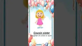 Family Relationship vocabulary #english #shorts