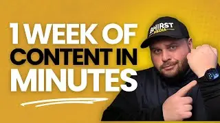 AI Social Media: Weekly Content in 30 Minutes!