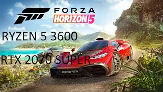 Forza Horizon 5 benchmark RTX ON | 2070 Super | Ryzen 5 3600 | 1080p Highest setting