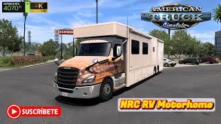 ATS🚚 |  Freightliner Cascadia NRC RV Motorhome v1.6  | 🚚#461      #truck  #ats #mods