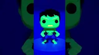 Glowing Hulk Blacklight Funko Exclusive Funko Pop Vinyl Figure