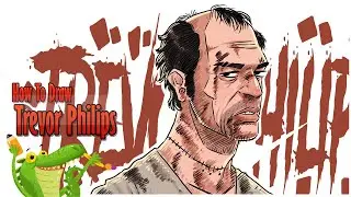 How to draw Trevor Philips GTA V