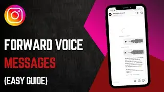 How To Forward Voice Messages On Instagram !