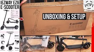 iEZway EZ6 E-Scooter Unboxing, Setup, Cleaning