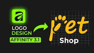 How to Create Professional LOGO DESIGN in Affinity By Canva (Shape Builder Tool)