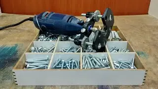 Making A Screw Organizer / Изготовление органайзера для крепежа