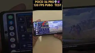 PUBG 120 FPS TEST 😈 IN POCO X6 PRO💀😈 