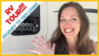 RV TOUR BEFORE RENOVATION!!!!  | Journey to Tiny Living | Fulltime Family of 6