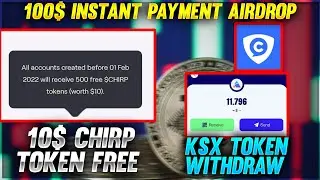 New 100$ instant payment airdrop || ksx token withdraw process || kucoin airdrop