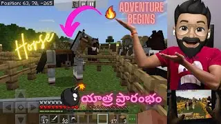 Horse Saddle in Minecraft | Minecraft Gameplay in Telugu