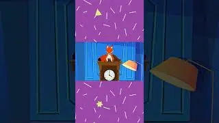 Hickory Dickory Dock - Fox #shorts #kidssong #nurseryrhymes #toddlers #babysongs