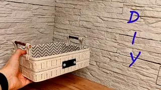 AMAZINGLY BEAUTIFUL  Decorating a storage box with a DIY rug