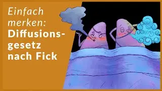 Diffusionsgesetz nach Fick schnell lernen | Eselsbrücken für Physiologie