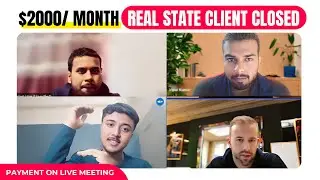 🔴LIVE How We Closed $2000/ Month Real Estate Client For Ads, SEO and Content #salescalls