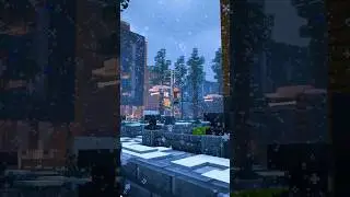 Winter In Minecraft City #shorts #minecraft #mrbeast #minecraftshorts #minecraftbuilding #city