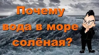 Задумывались ли вы когда-нибудь, почему вода в море солёная?
