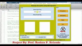 AES Encryption Using Matlab Project Source Code - Encryption Decryption Using AES Algorithm